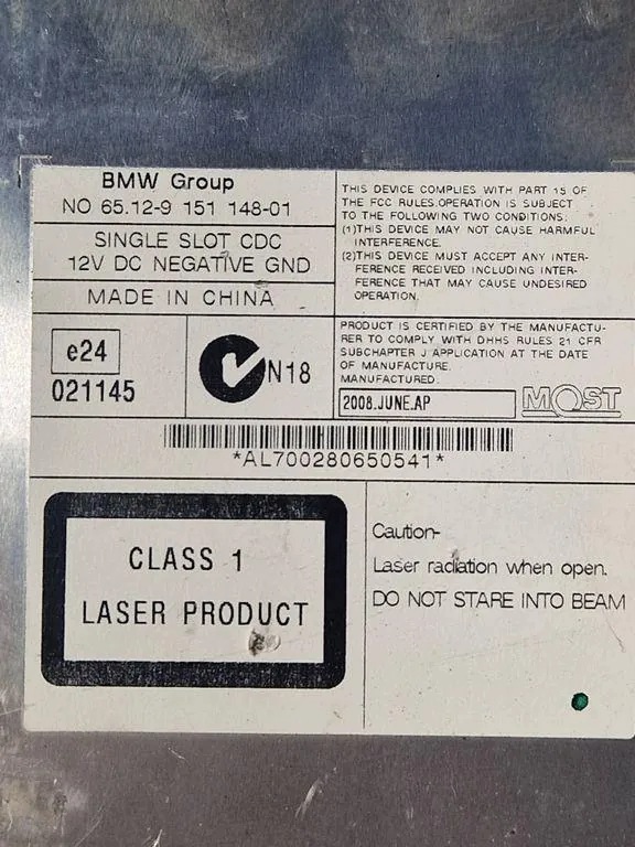 Changeur CD BMW X5 E70 408kW 2009 AL700280650541 image 7
