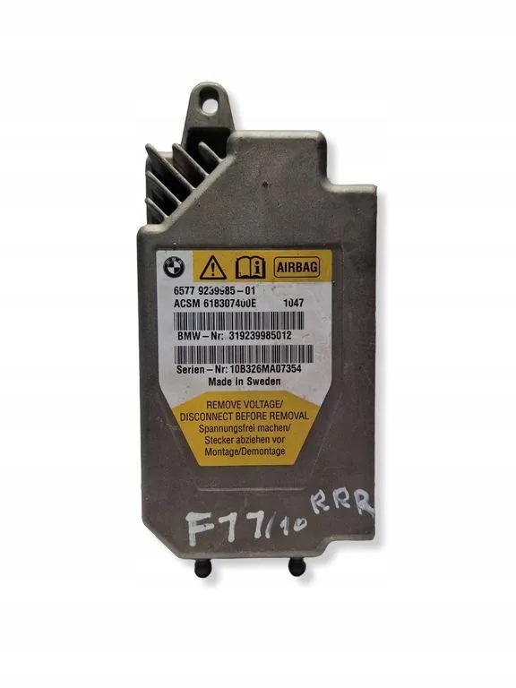 Airbagmodule BMW 5 (F10) 618307400E 2.0d 135kW 2011 image 2