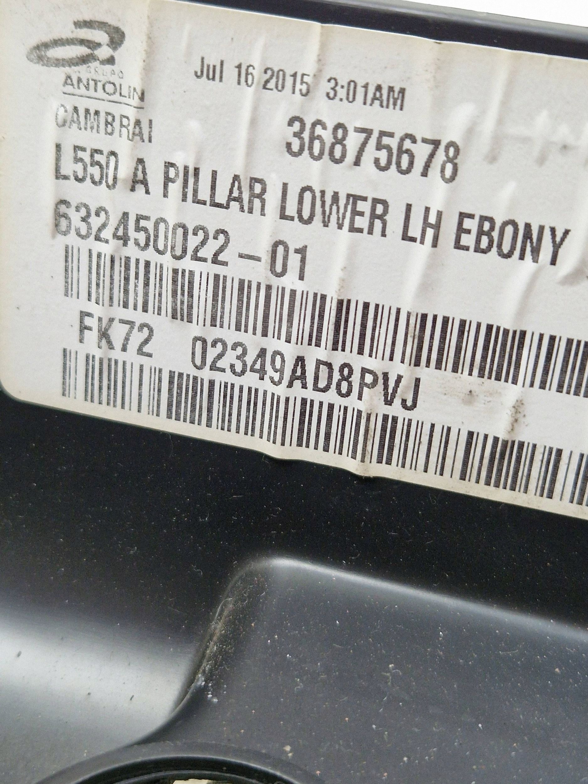 Land Rover Discovery Sport 2015 Türschweller vorne OEM FK7202349AD8PVJ image 5