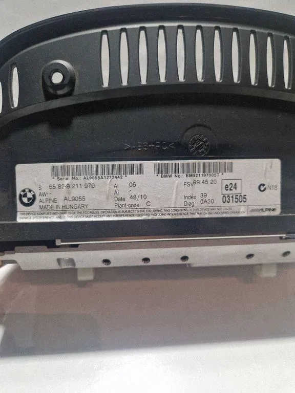 Display Navigazione BMW 3 E90 BM92119005T Usato image 4