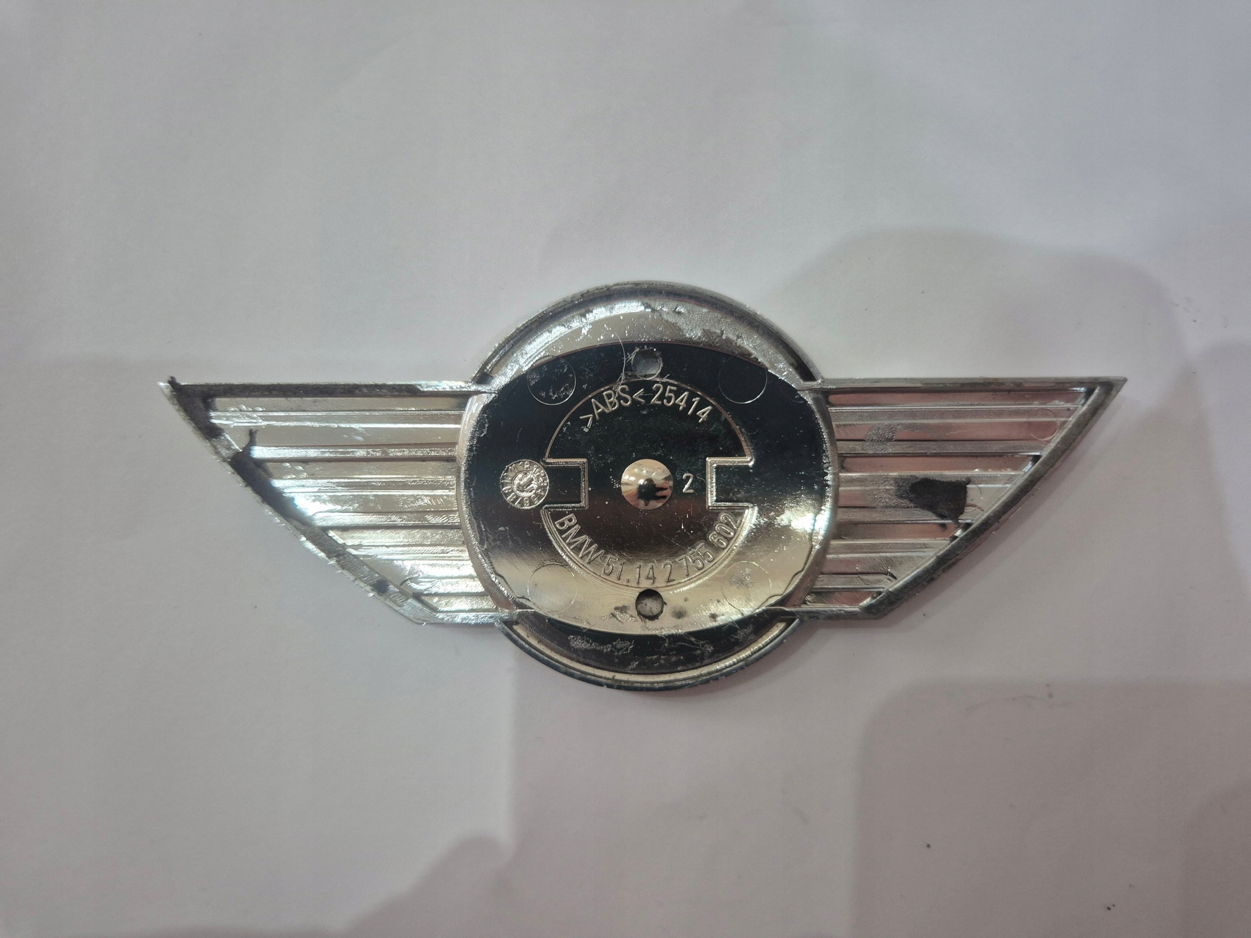MINI R55 Clubman Hood Emblem Badge Logo 51142755602