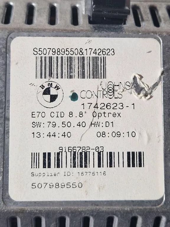 Écran navigation BMW X5 E70 17426231 2009 image 4