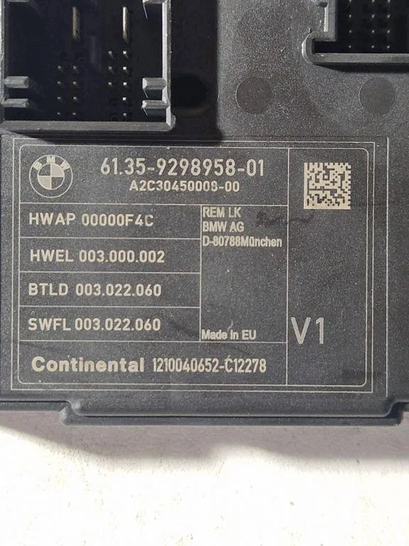 Modulo comfort BMW 3 F30 F80 6135929895801 usato