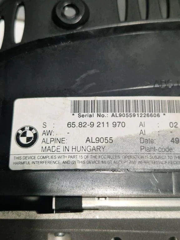BMW 3 (E90) Navigation Screen AL905591226606 3.0D 2010 image 4