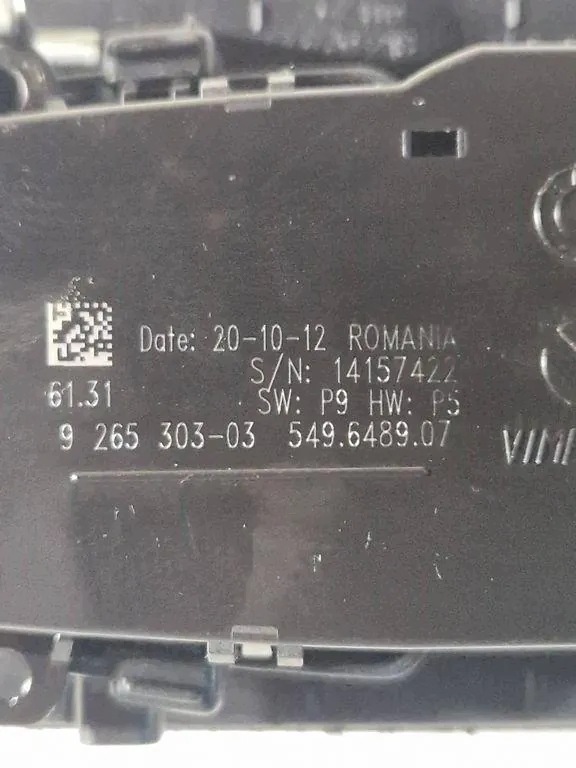 Start/Stop-Taster BMW 3 (F30, F80) 14157422 image 3