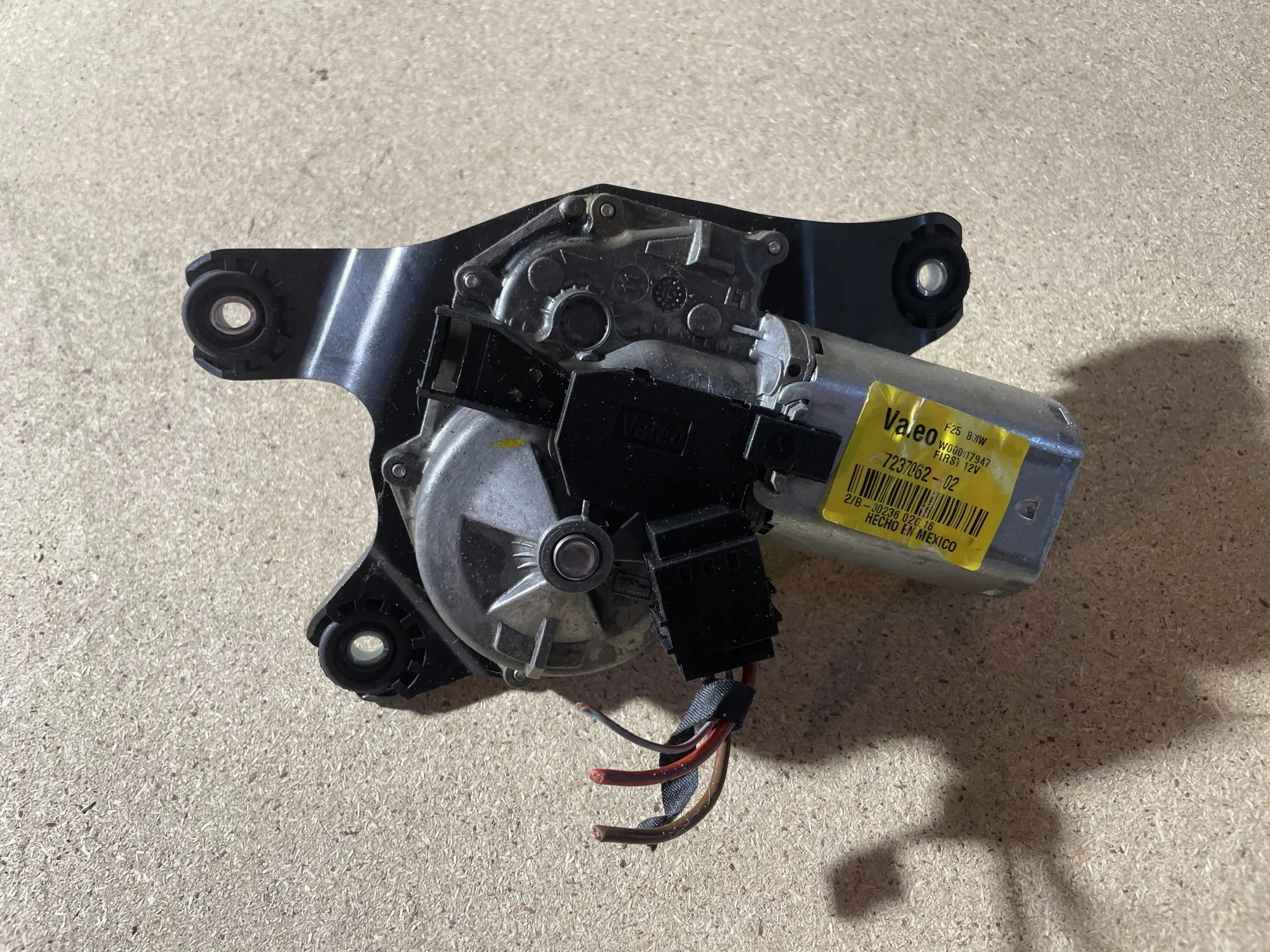 BMW X3 F25 Heckwischermotor 723706202 Gebraucht image 2