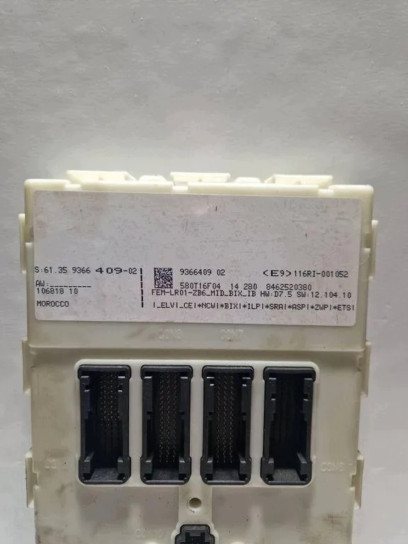 BMW 3 (F30, F80) Komfortmodul 580T16F04 Diesel 165kW 2015 image 3