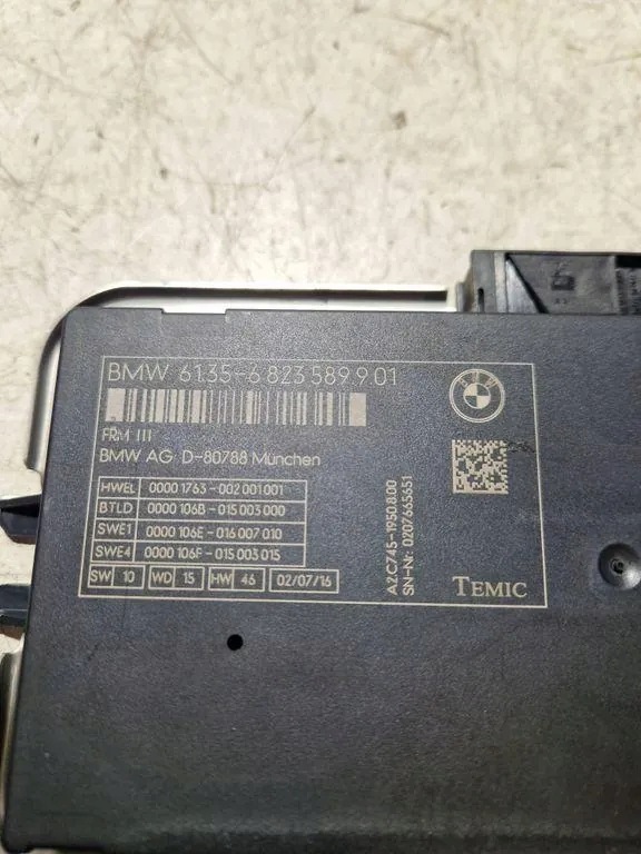 Module éclairage BMW 5 Touring 6823589 image 3