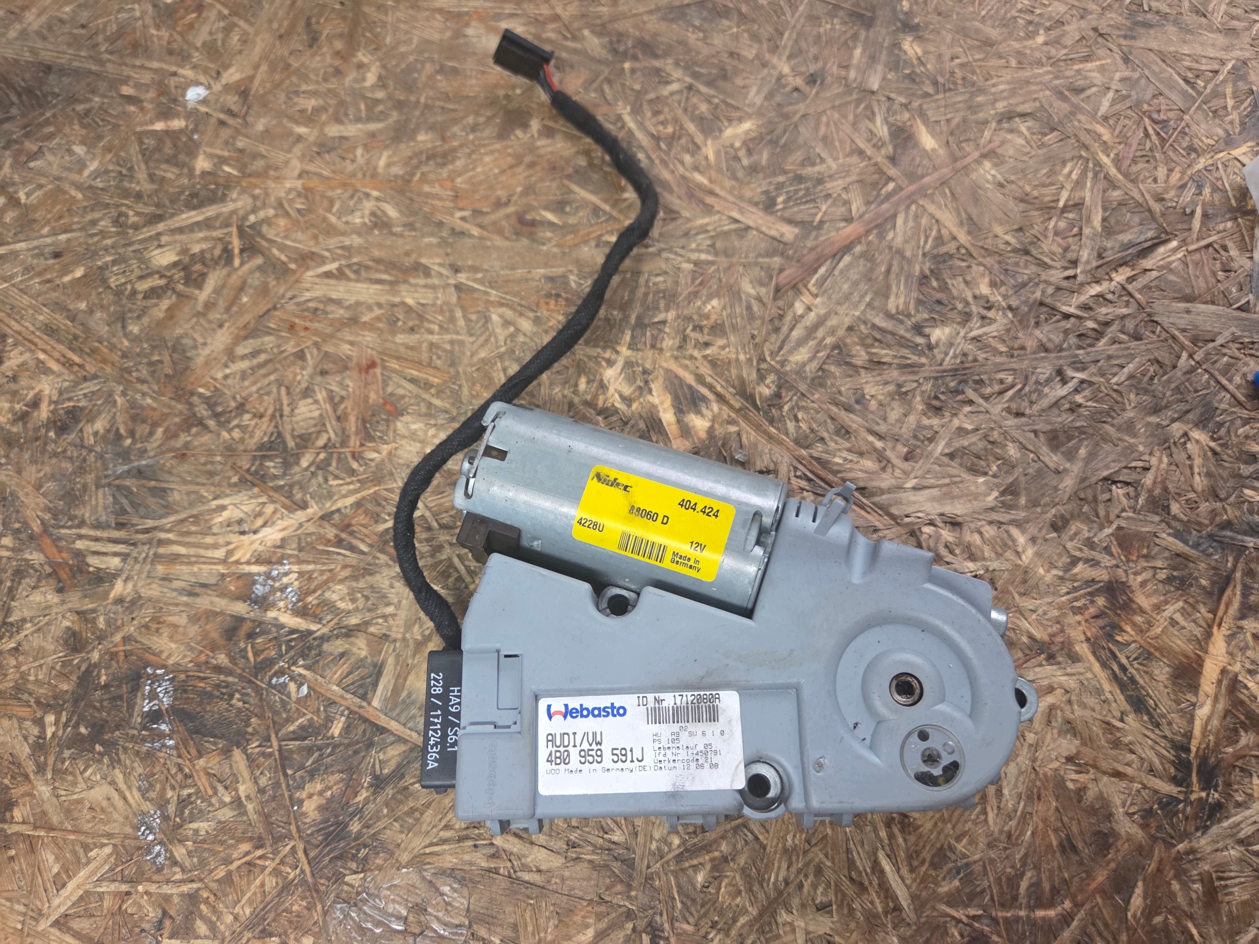 Motor Teto Solar Audi A6 C6 4B0959591J Usado image 2