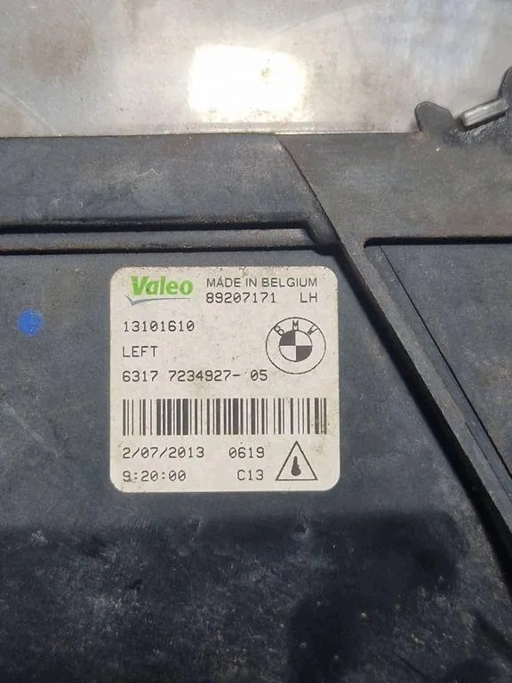 Halogen-Scheinwerfer links BMW 6 Cabrio F12 T2T20268 image 5