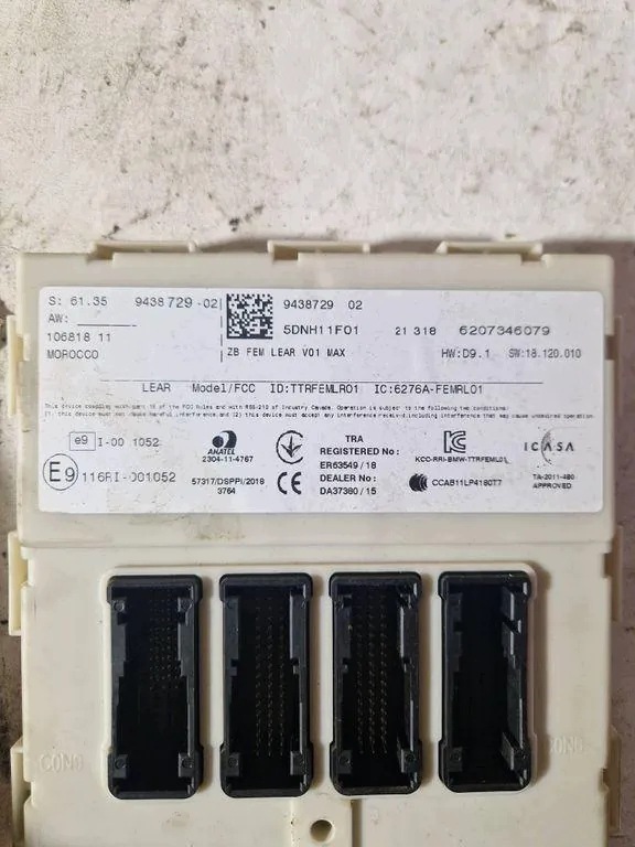 BMW 3 (F30, F80) Komfortmodul KS90212 Diesel 165kW 2015 image 4