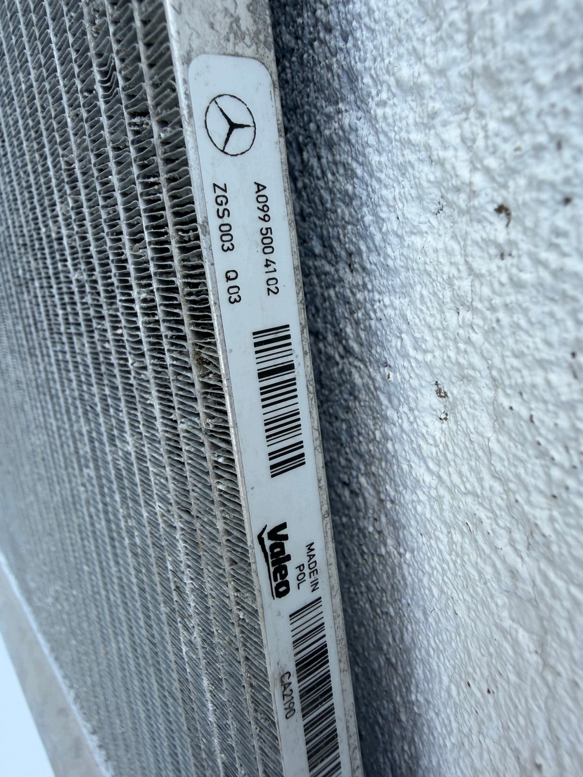 Klimaanlagenkühler Mercedes W206 W214 W254 W223 image 3