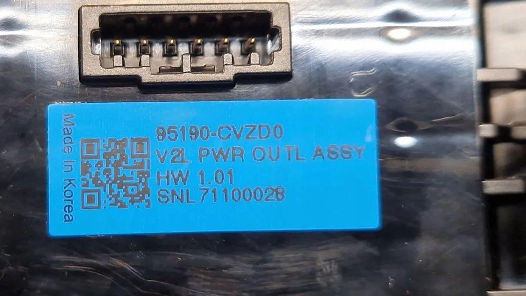 12V Socket Kia EV6 (CV) 95190CVZD0 Used OEM image 7