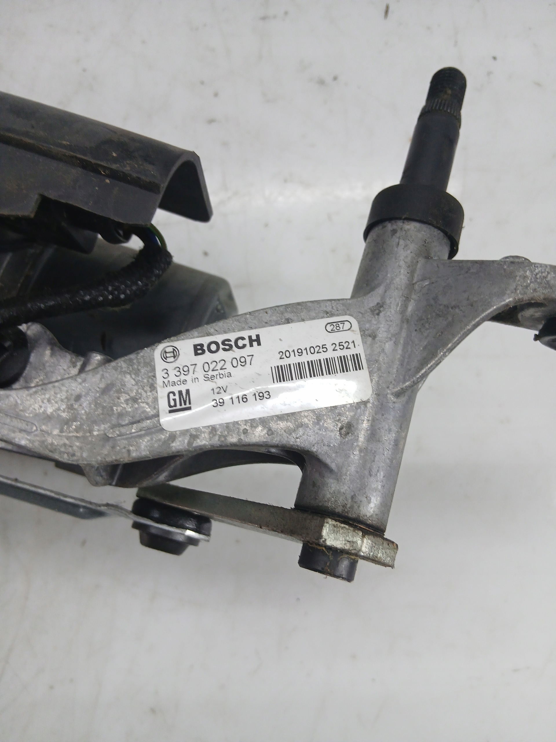 Opel Astra K V Lift Motor Limpiaparabrisas Izquierdo image 4