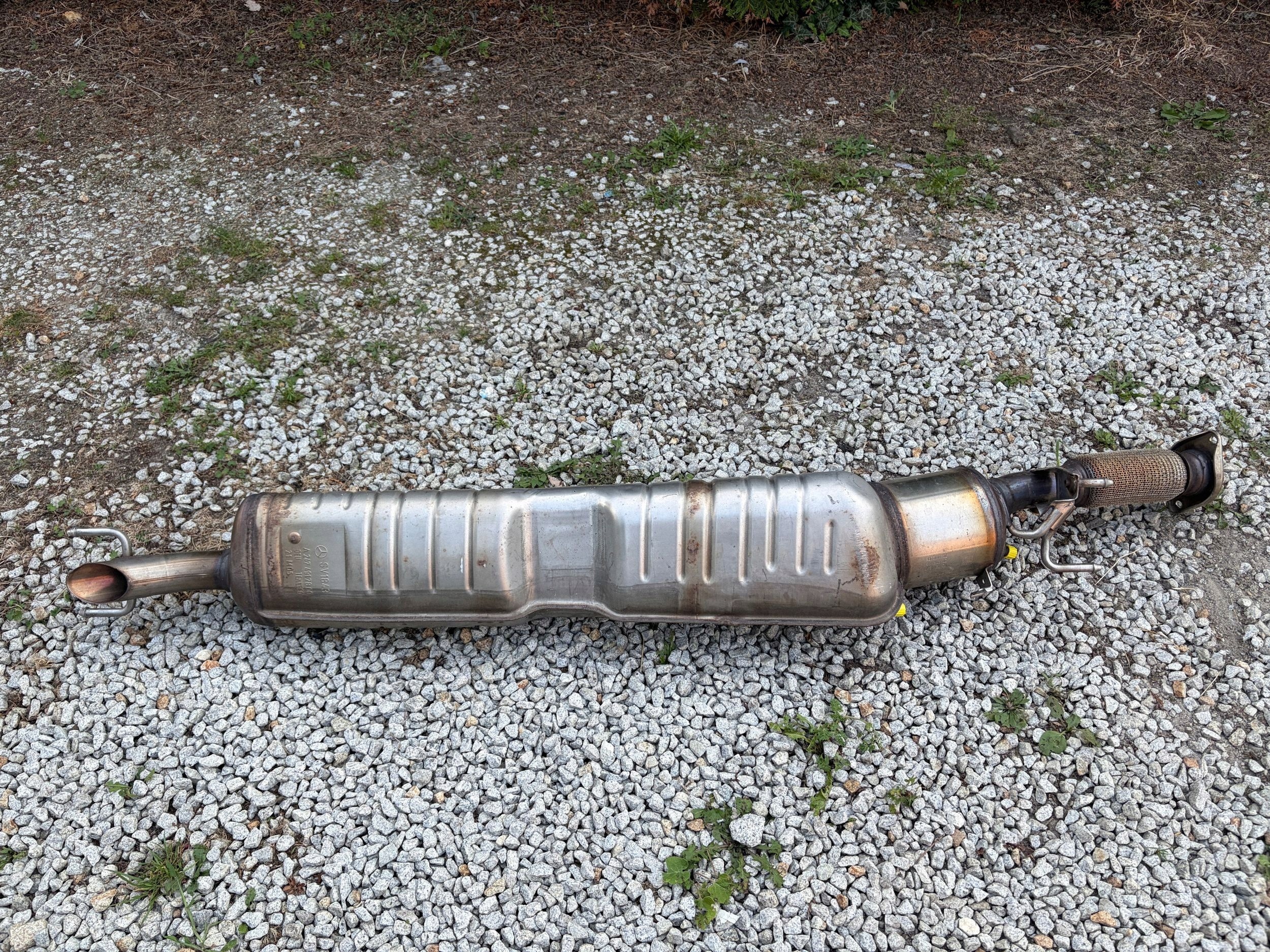 DPF-katalysator Mercedes GLA H247 1.3 Hybride A2474917800 image 2