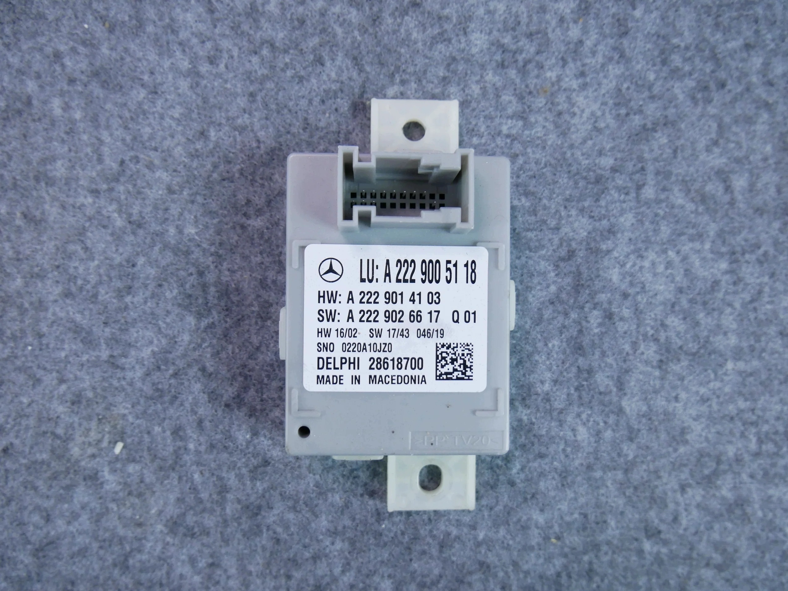 Valaisinohjain A2229005118 Mercedes C300 W205