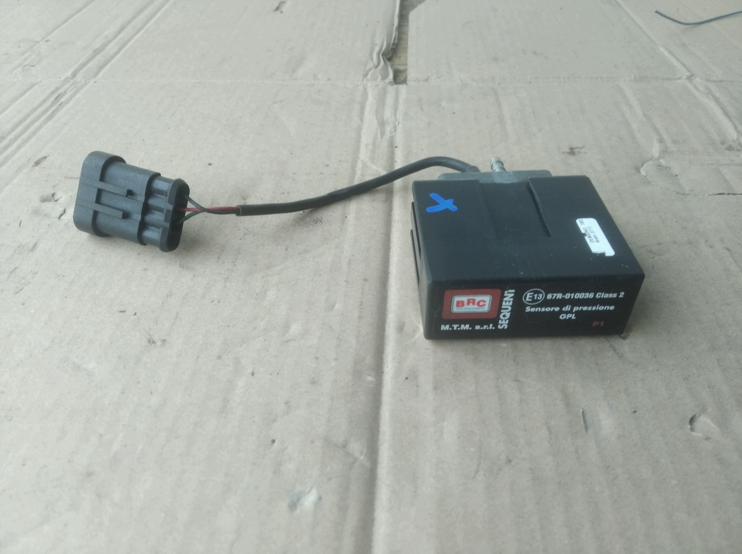 Sensor de Pressão GNV BRC DE802040 Usado image 2