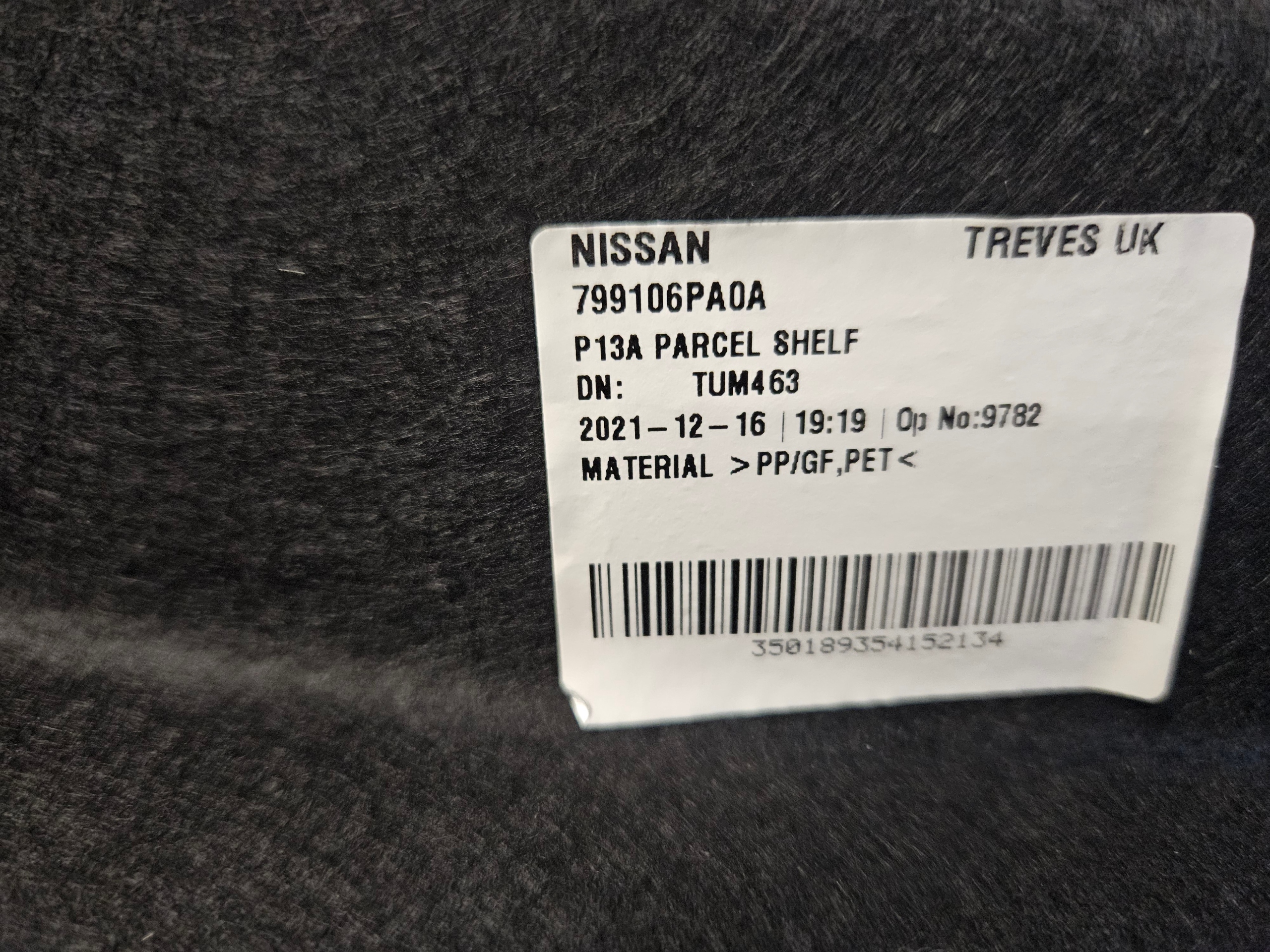 Estante para maletero Nissan Juke II F16 799106PA0A image 3