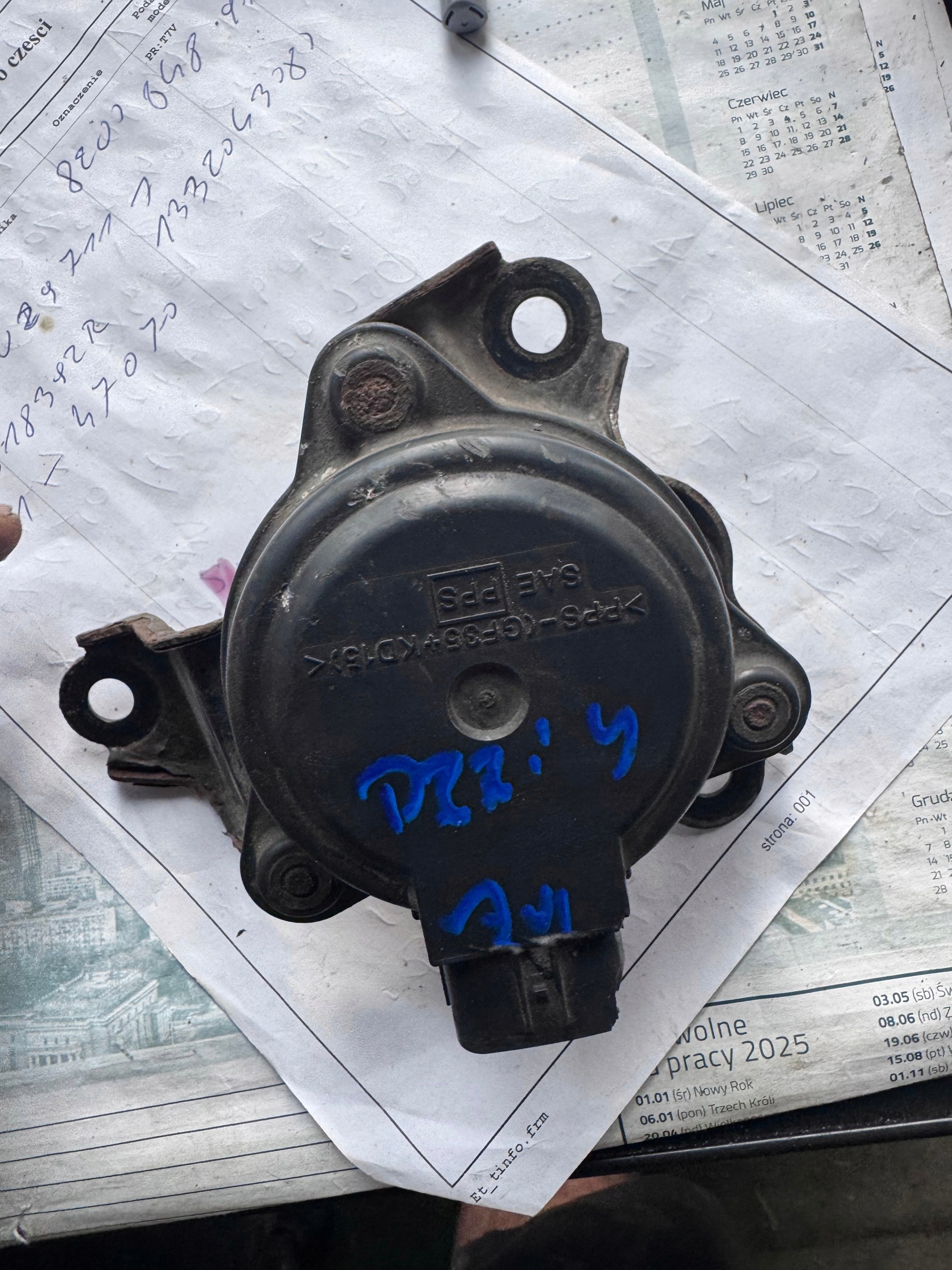  sélecteur de boîte Toyota Auris II Hybride 35580-47020 image 2