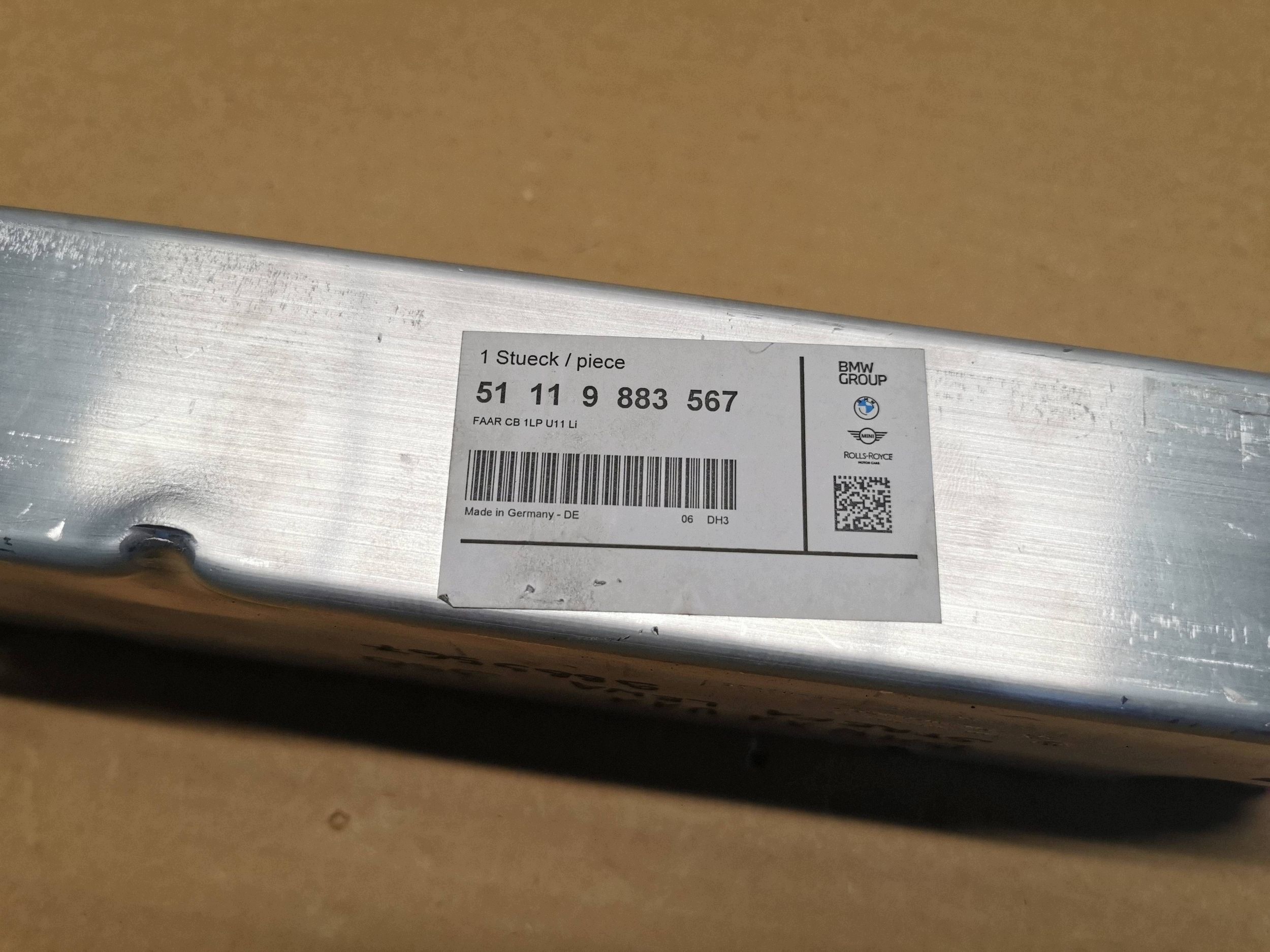 BMW X1 U11 U12 Front Left Crush Zone 9883567DAN image 3