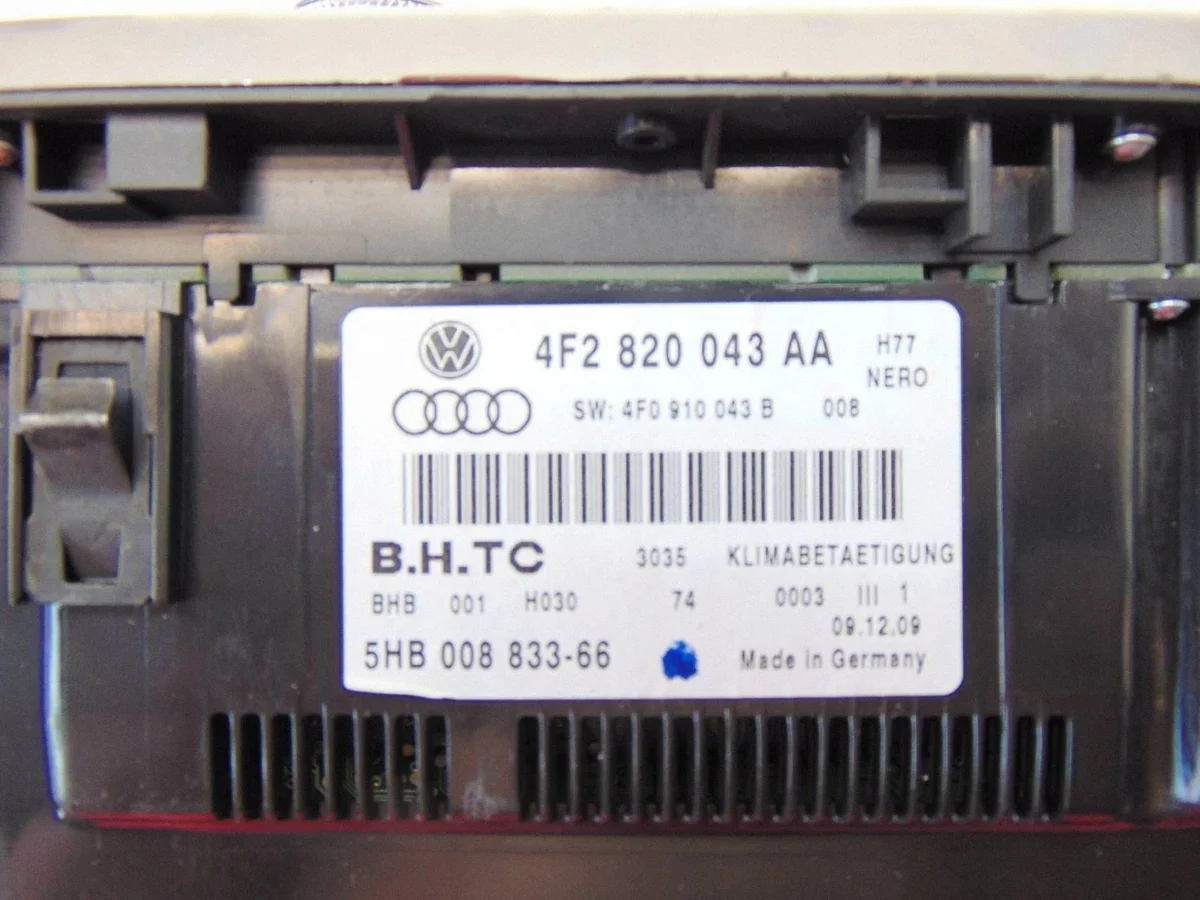 Paneel Airco Audi A6 S6 C6 4F 4F0910043B image 5