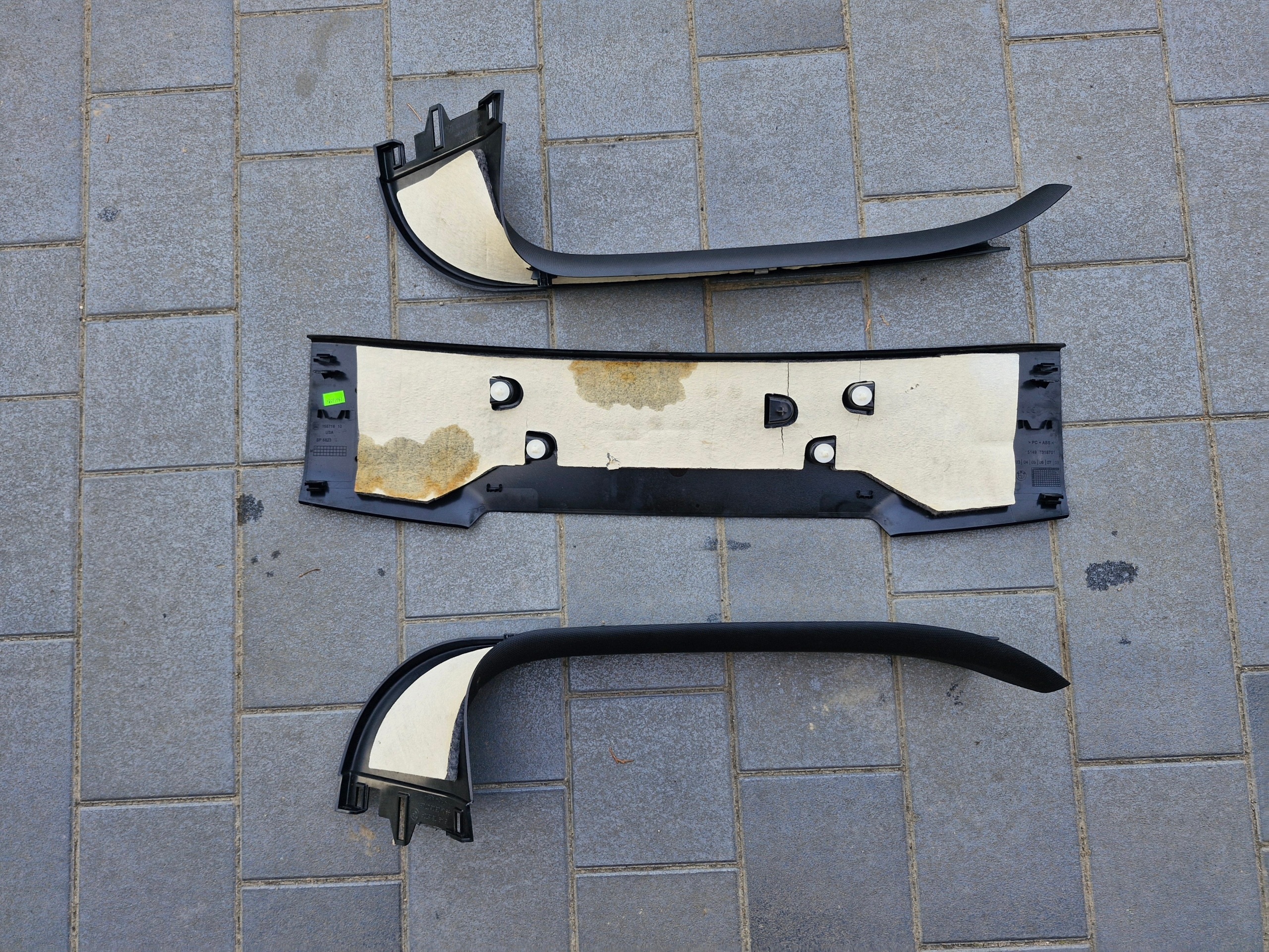 BMW F16 garniture coffre 3 pcs OEM