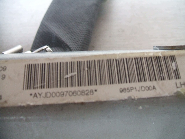 Nissan Qashqai J10 Airbag-Vorhang links/rechts 985P0JD00A image 8