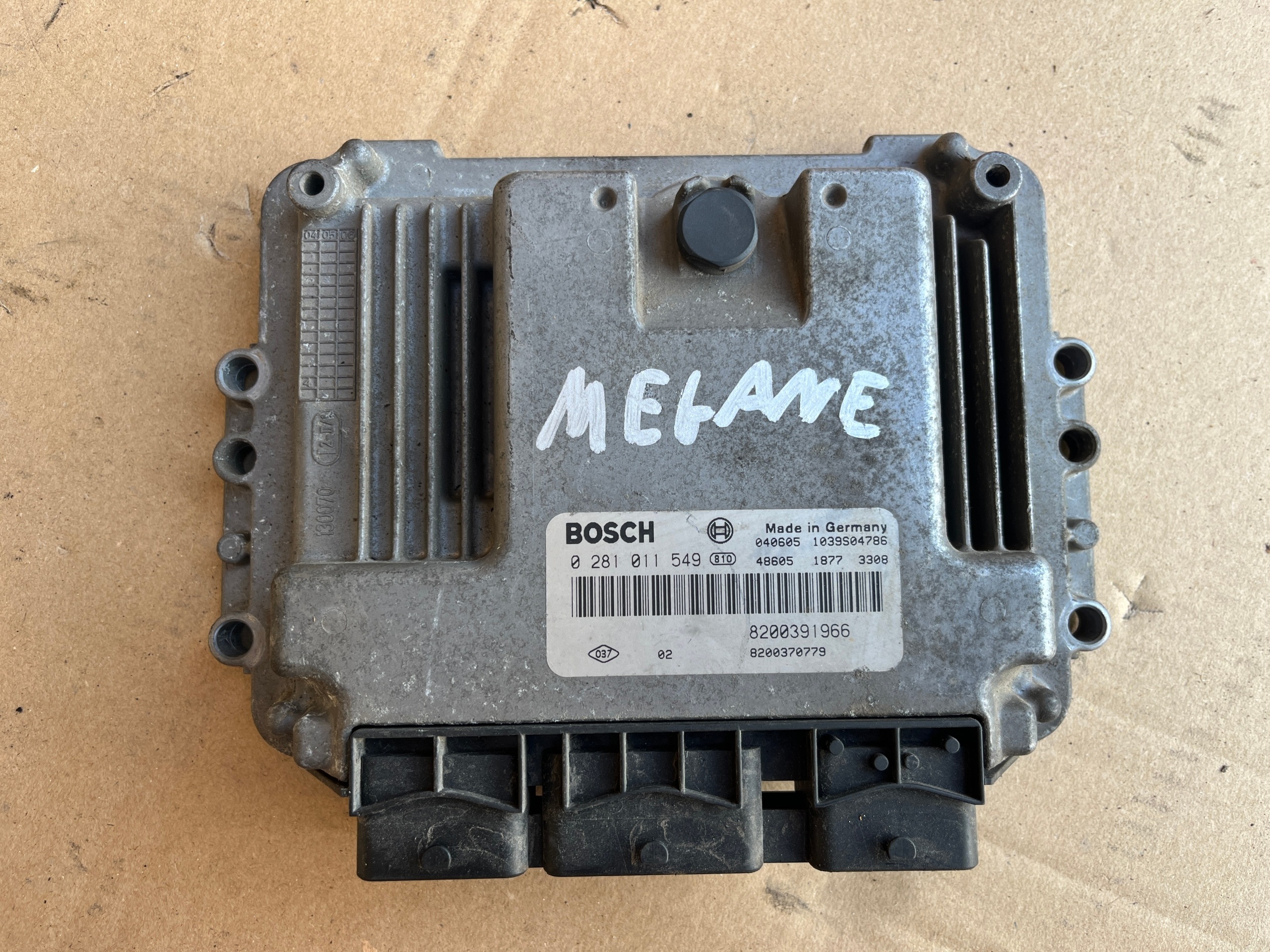 Motorstyrningsdator Renault Megane II 02-05 1.9 DCI 8200391966 image 2