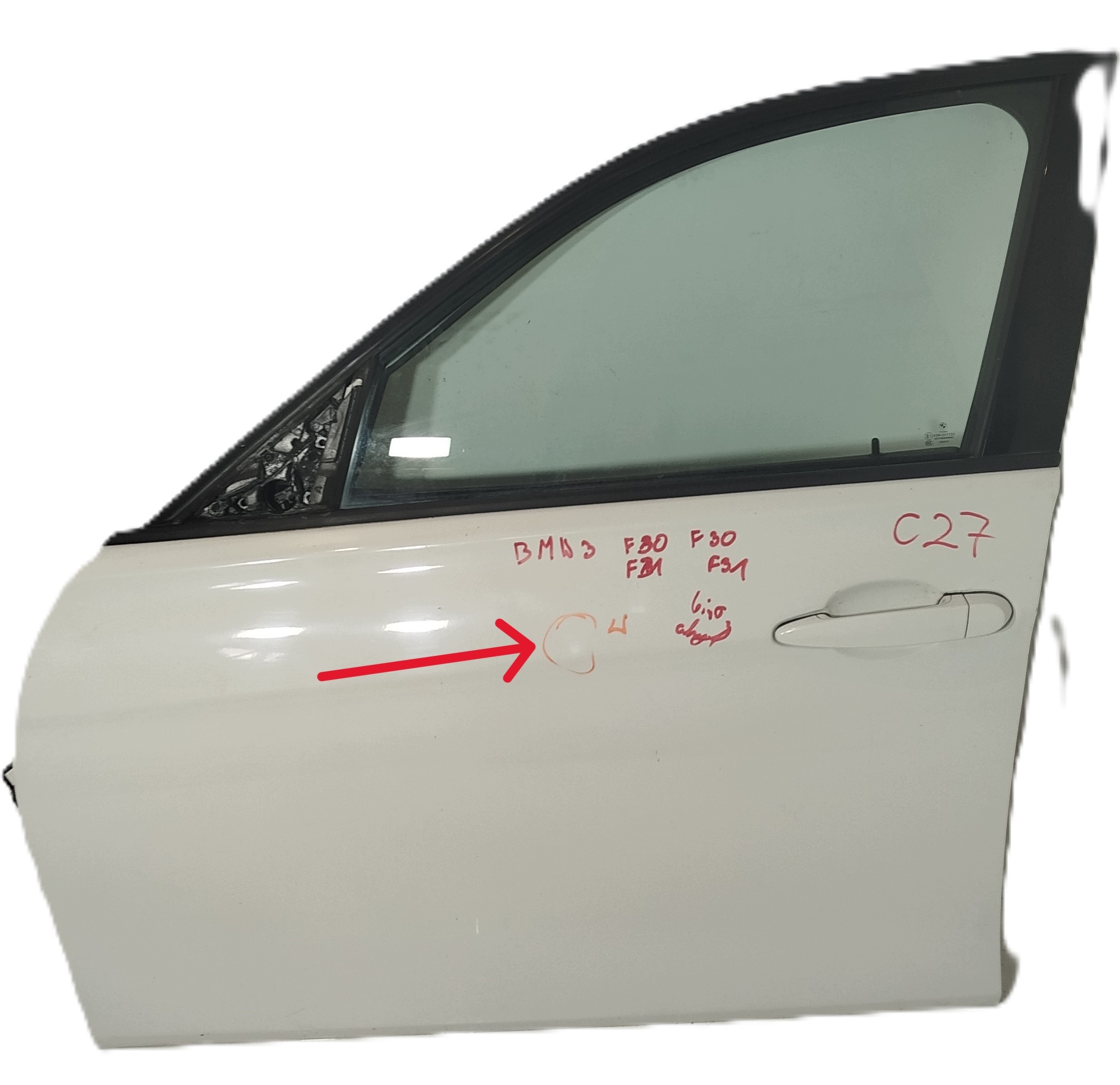 Porte avant gauche BMW 3 F30 F31 11-18 image 2