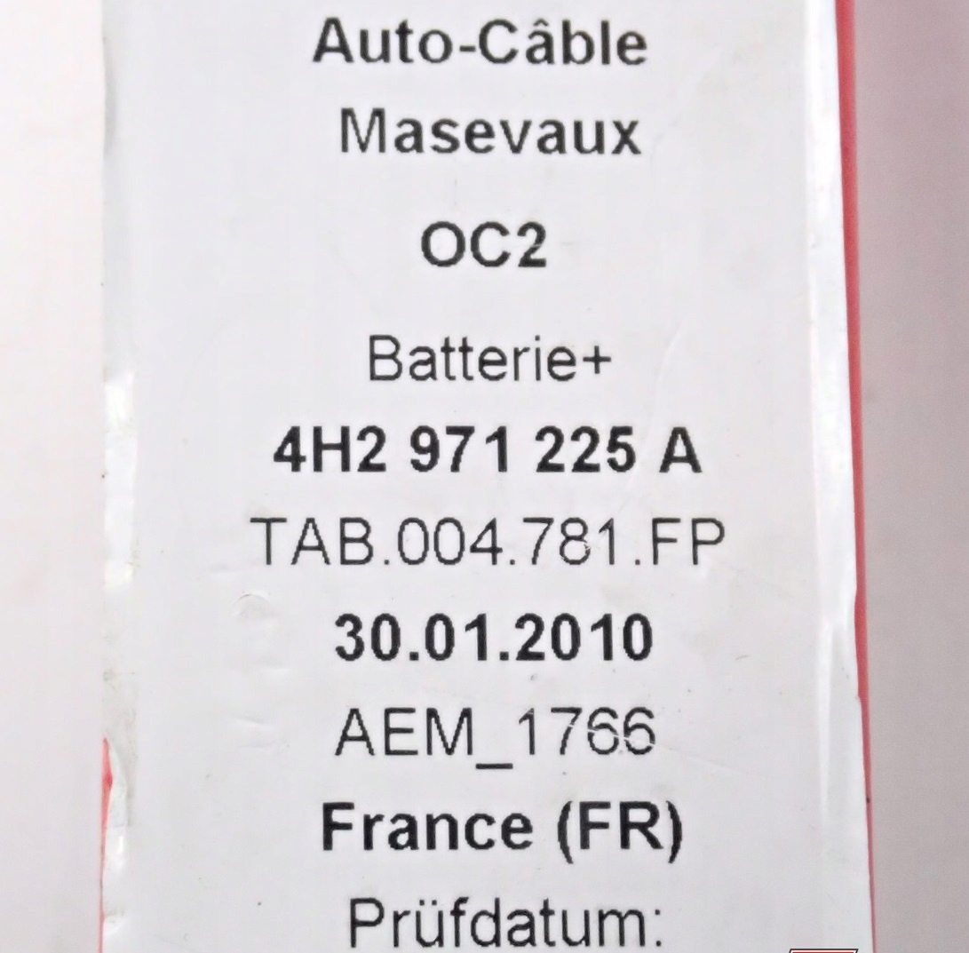 Akun kaapeli Audi A8 S8 D4 4H2971225A image 7