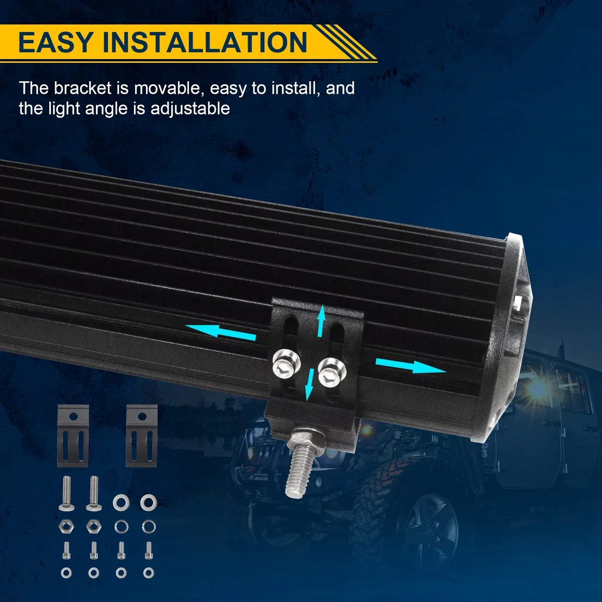 LED-Arbeitslicht 58 cm 480 W 12/24 V AUXTINGS image 4