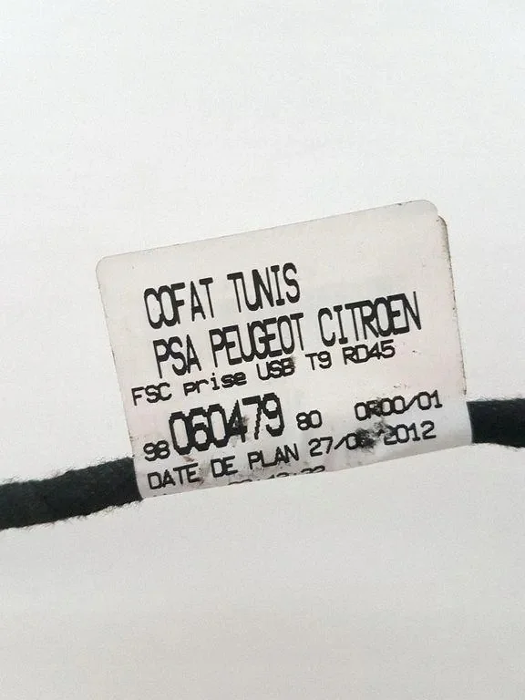 Port USB Peugeot OE 9806047980 image 7