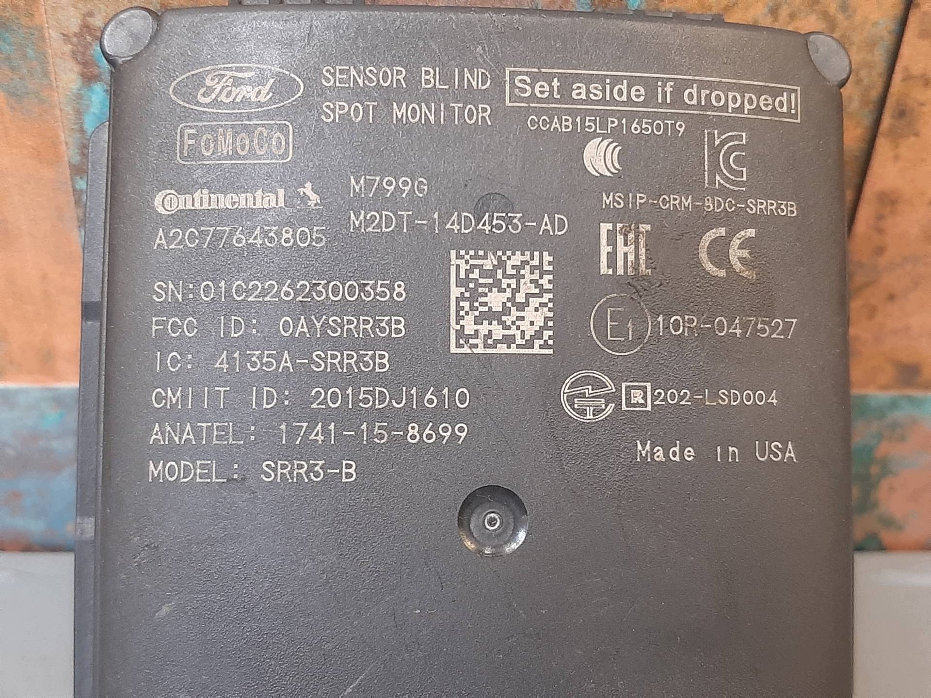 Kaistanvaihtoavustin Oikea Ford Bronco