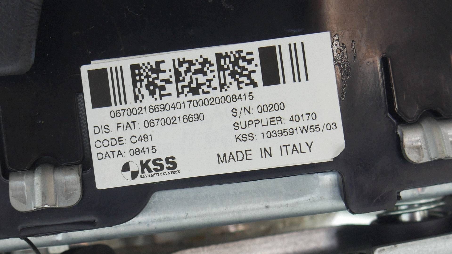 Airbag Conductor Maserati Ghibli III M157 WAH45935 image 7