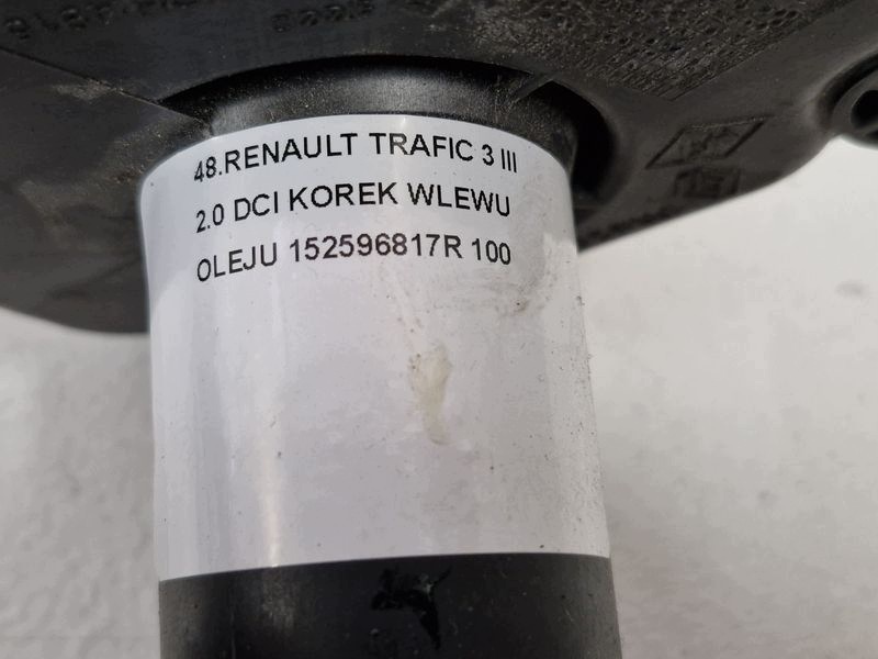 Oljepåfyllningslock Renault Trafic III 2.0 DCI image 9