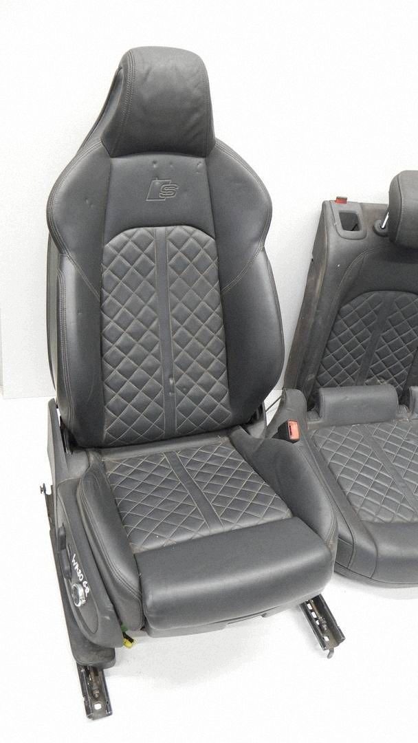 Used Audi S4 B9 Lift Front Seats Set Leather OEM WAH45961