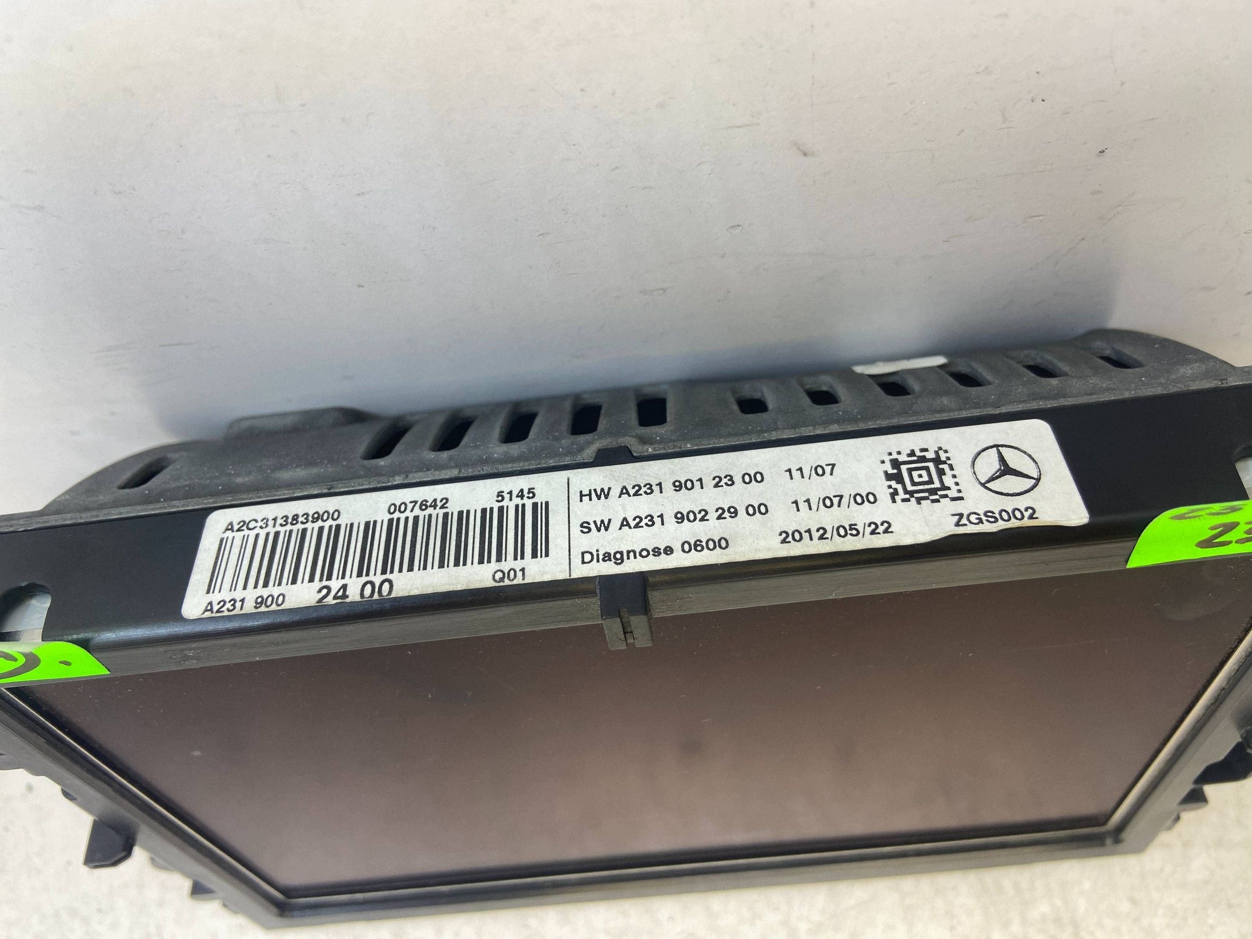 Mercedes SL W231 R231 Bildschirm A2319002400 image 3