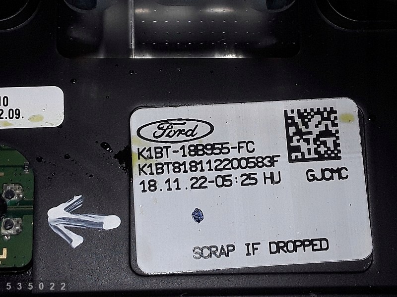 Tela Ford Fiesta 2019 K1BT18B955FC Usada image 5