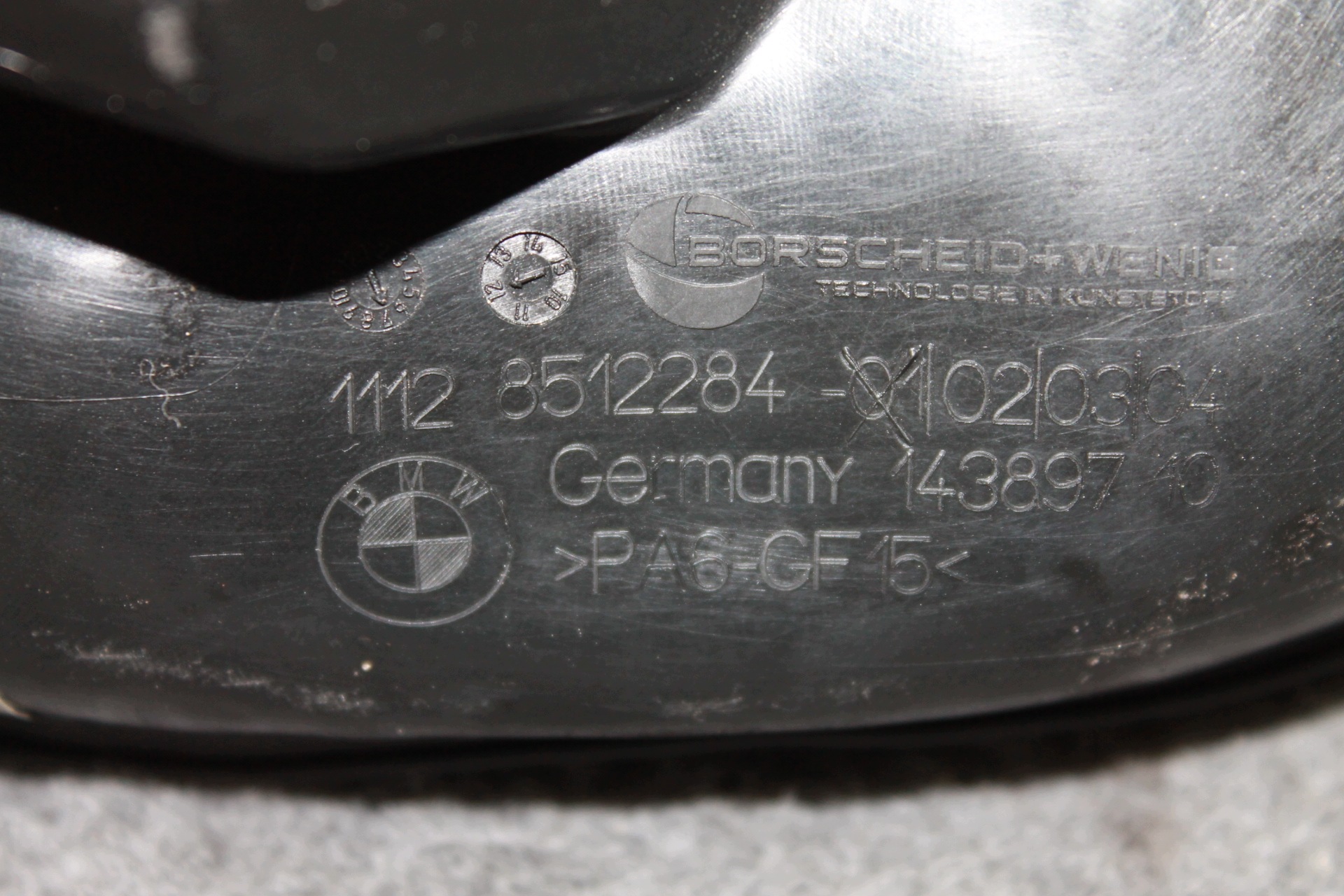 BMW N57 Ladedruckrohr 8512284 gebraucht image 6