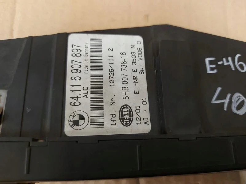 Panneau commande clim BMW E46 OEM 6907897 image 3