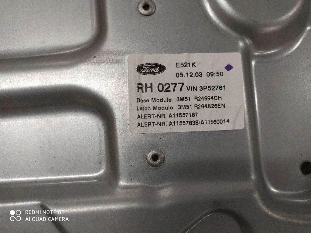 Ford Focus C-MAX Lève-vitre Manuel Arrière