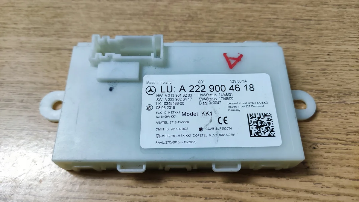 Mercedes S 222 Module KEYLESS GO 2229004618