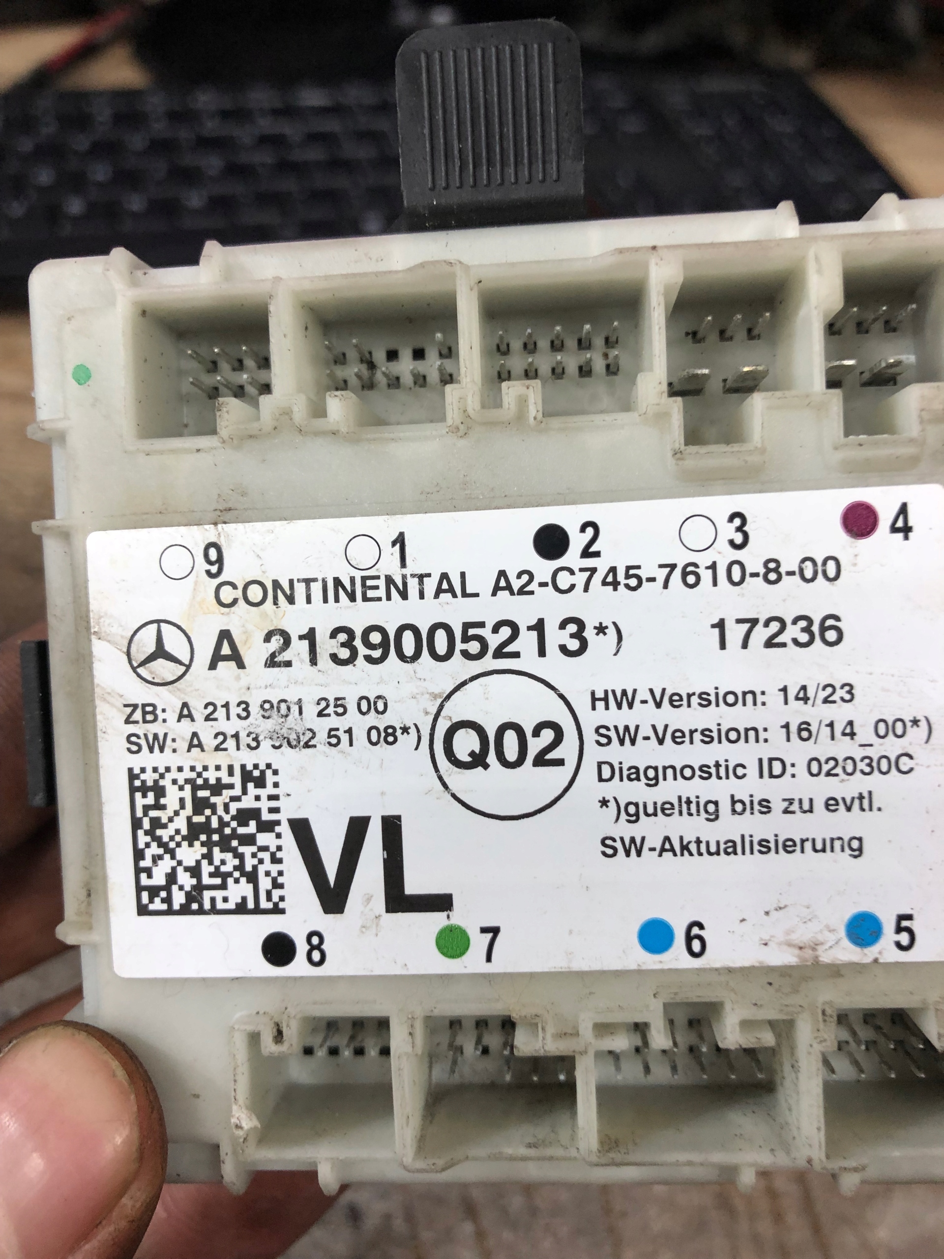 Modul dörrkontroll Mercedes-Benz OE A2139005213 image 7