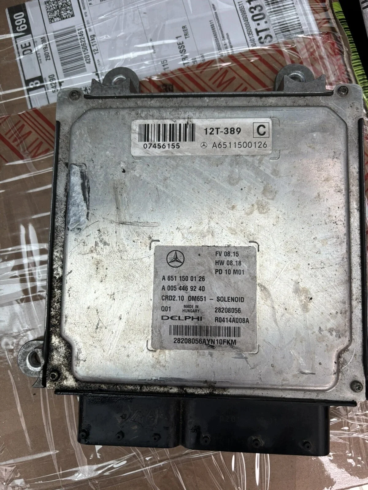 Unidade de Controle Motor Mercedes C W204 2.1 Diesel