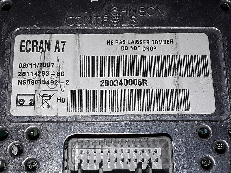 Pantalla Renault Laguna III 2008 280340005r image 5
