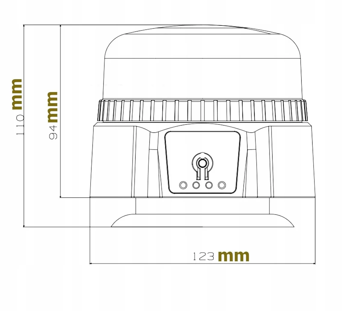 Lámpara LED ámbar 3 modos 2000 image 8