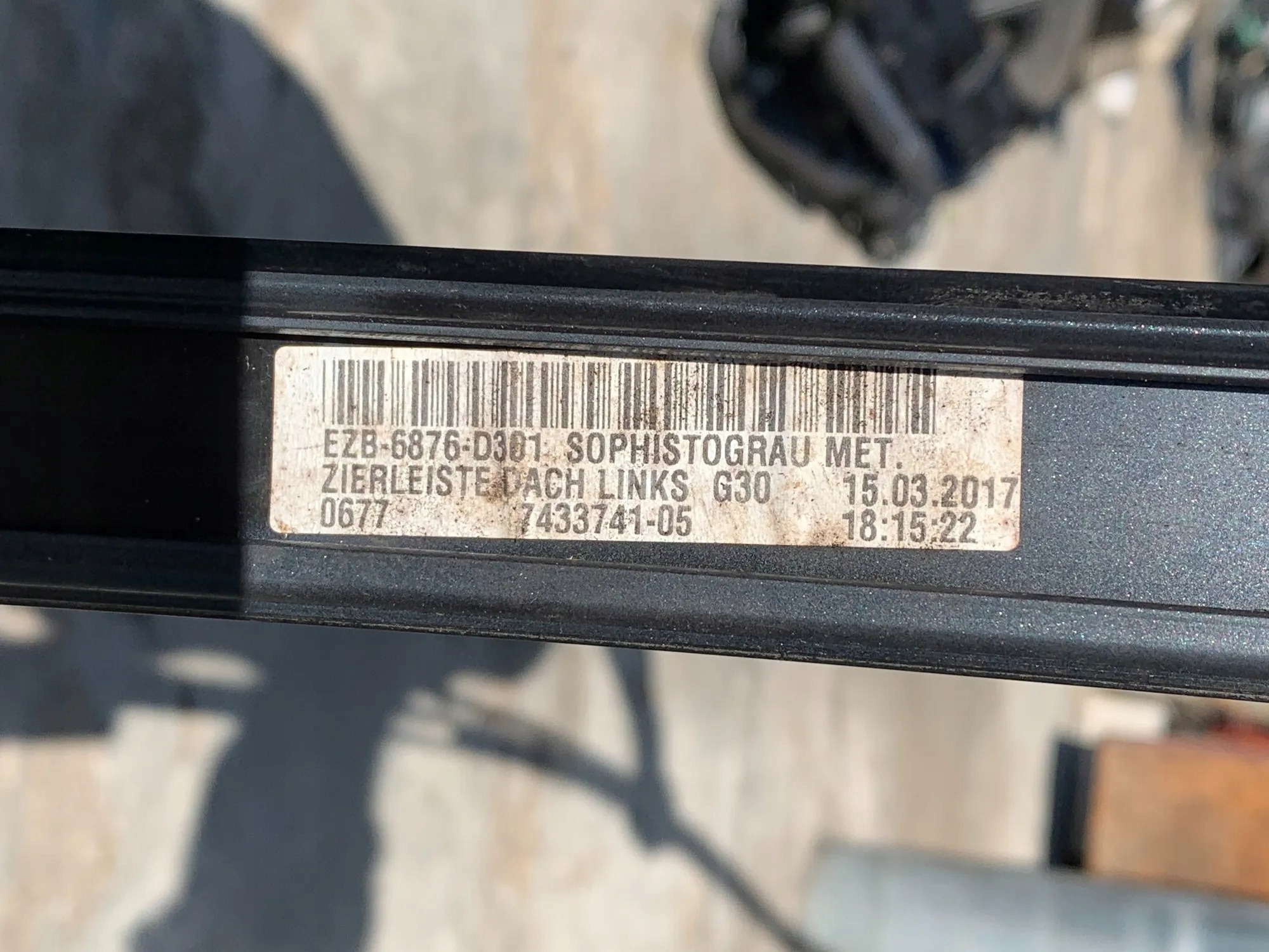 BMW G30 Barra Teto Usada OEM 7433742 image 7