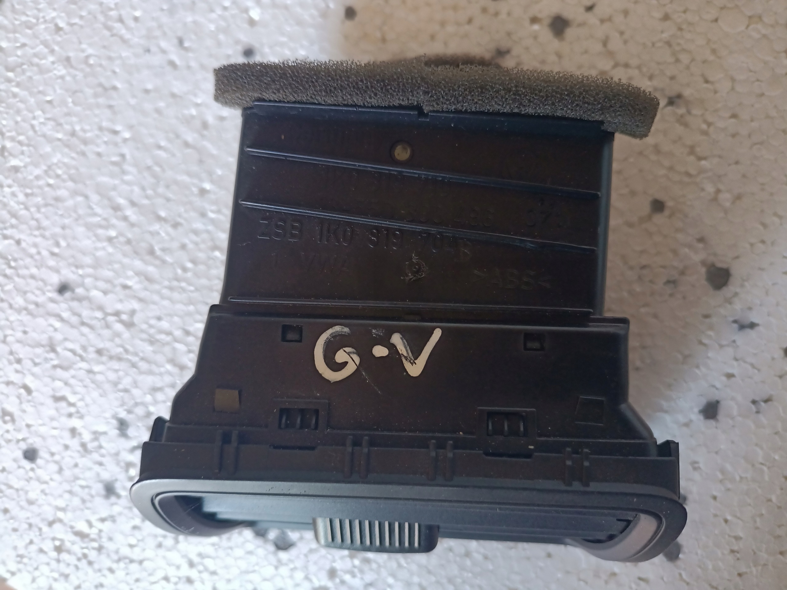 Prise d'air console VW 1K0819704B image 3