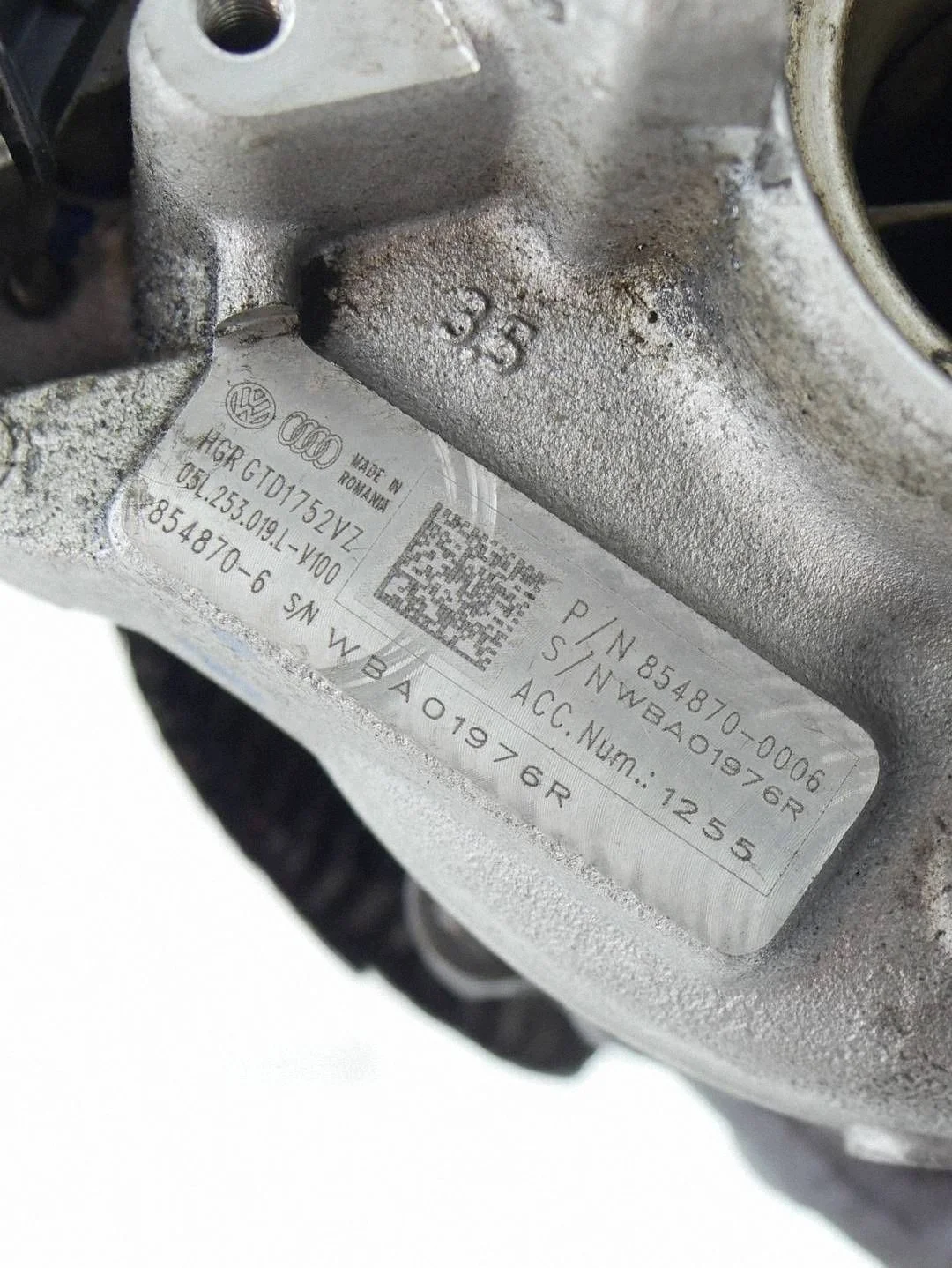 Turbocompresseur Audi A6 C8 2.0 TDI 05L253019L image 7