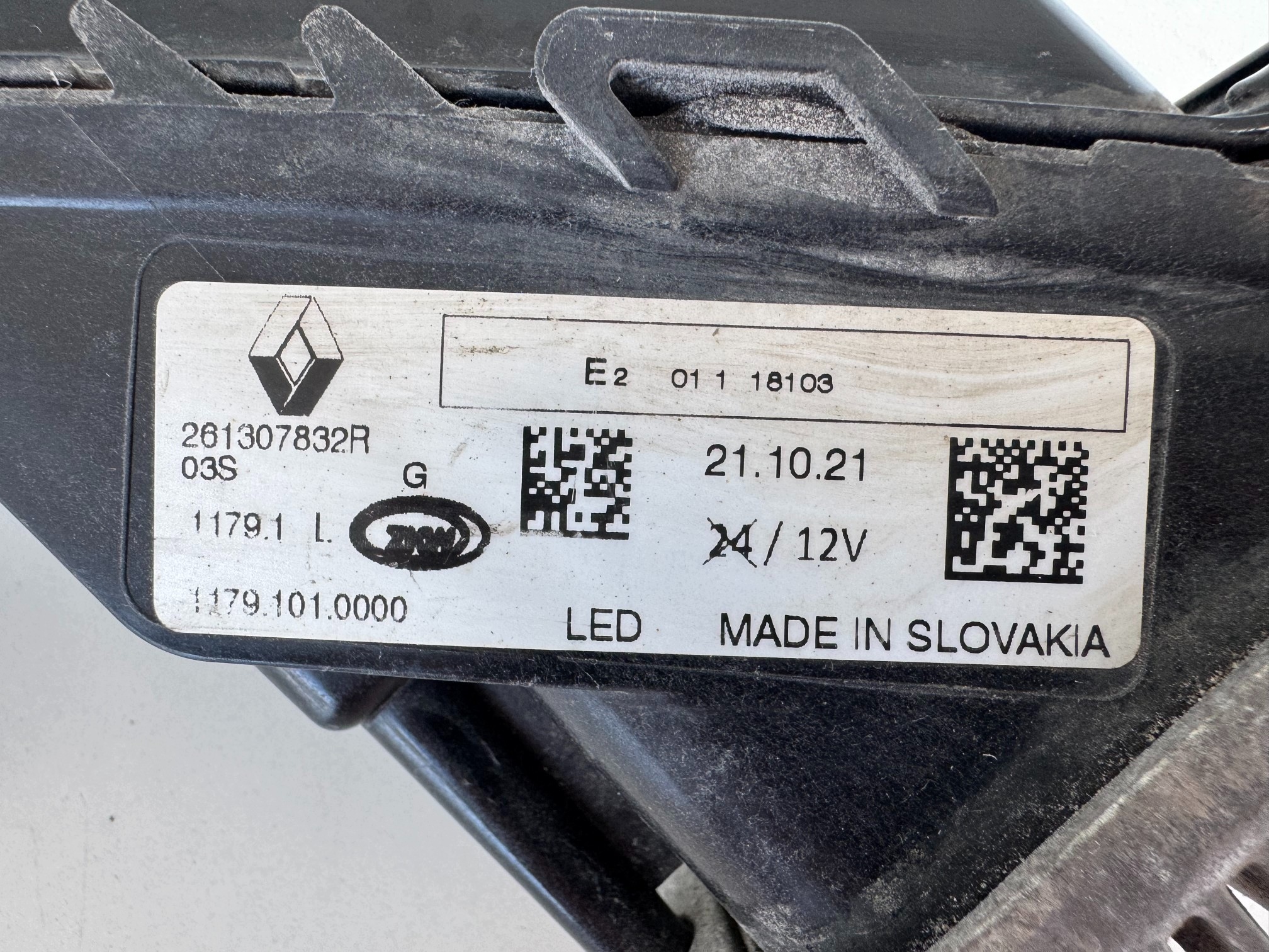 Renault Espace V Koleos II 2 LED DRL Halogen Vänster 261307832R image 5